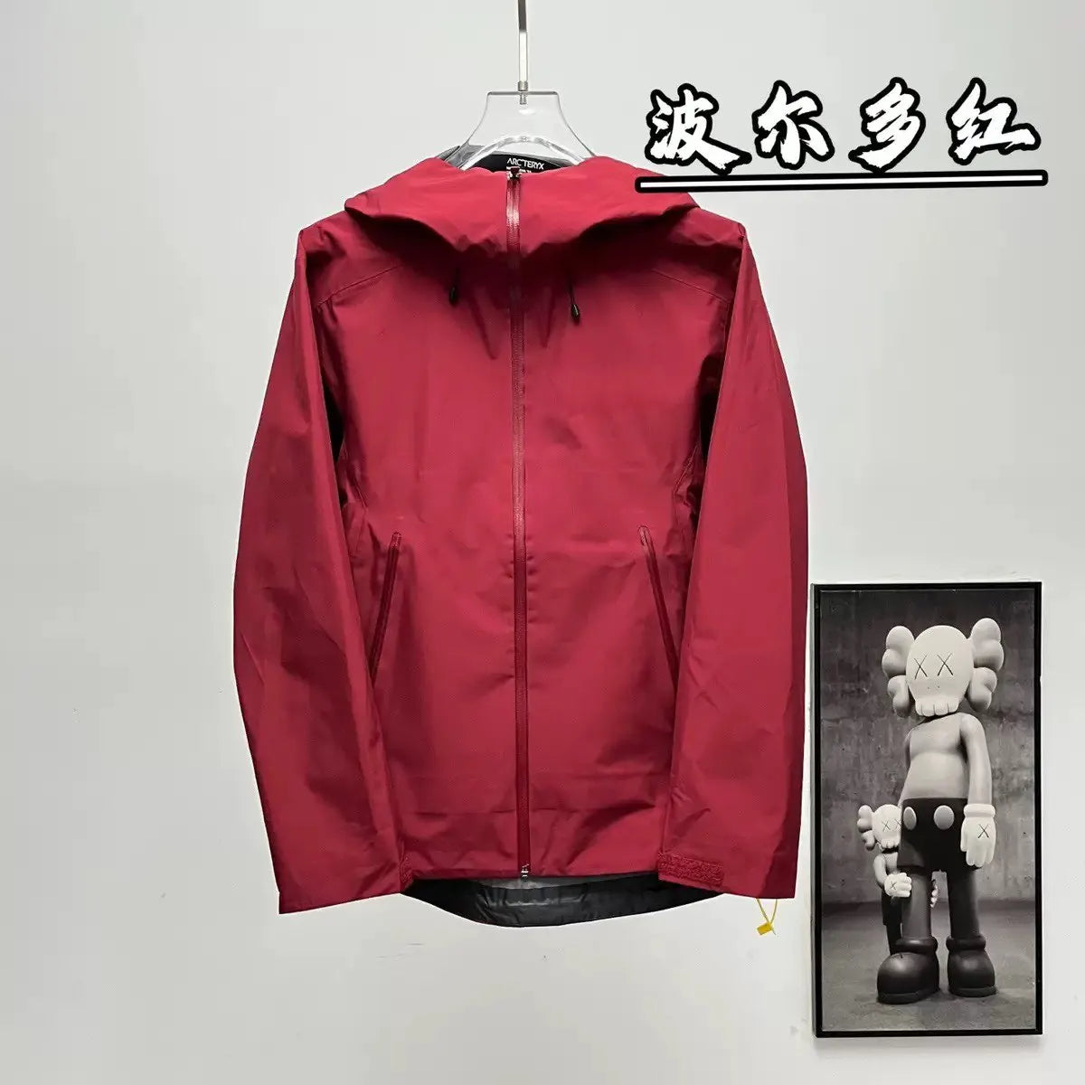 ARC LT Embroidery Bird Logo Unisex Waterproof Windbreaker Men Women Hiking Jacket Outdoor Camping Ski Snowboard Coat windproof