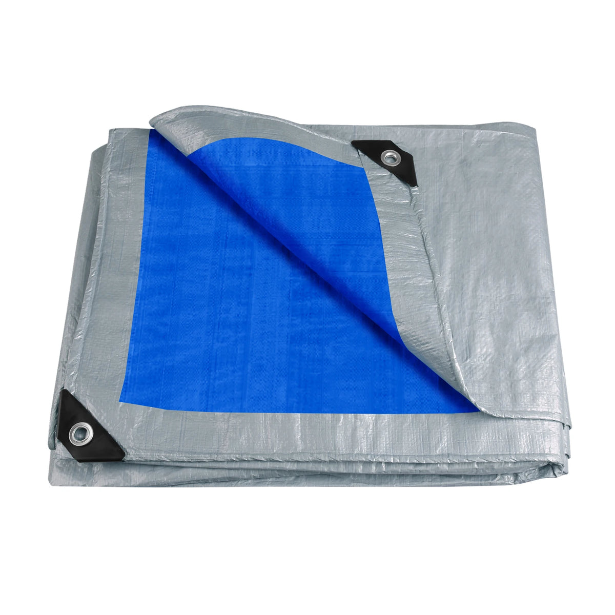 Waterproof Sunshade Tarp Multipurpose Protective Cover for Emergency Rain Shelter Camping Tent Large Tarpaulin with Eyelets
