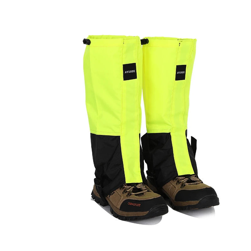 Waterproof Hiking Gaiters Unisex Leg Covers Winter Outdoor Leg Warmers for Climbing Ski Camping Hunting Travel