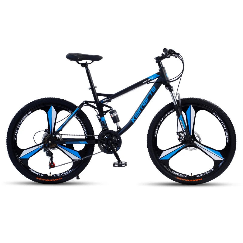 26 Inch Mountain Bike for Students Double Shock Absorption Variable Speed Off-Road Bicycle Adult Lightweight Commuter