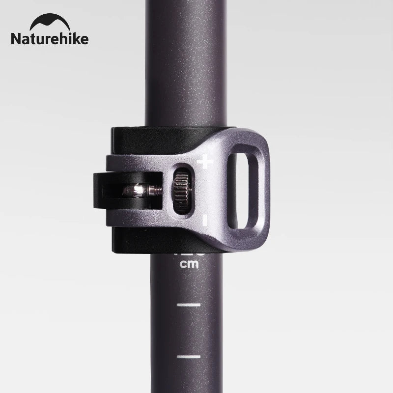 Naturehike 5-EXT 5 Section Carbon Fiber Hiking Staff for Mountain Climbing Outdoor Travel Ultralight Folding Walking Sticks 2025