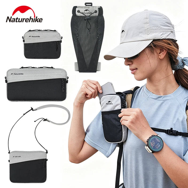 Naturehike Rock Series Backpack Accessory Pack Polyamide DIY Outdoor Hiking Equipment Phone Pouch Crossbody Waist Bag Water Bot