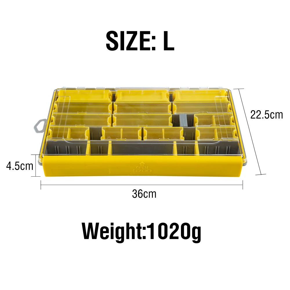Portable Waterproof Lure Storage Box 1Pc Plastic Lure Storage Box Sealed Bait Organizer Durable Fishing Accessories