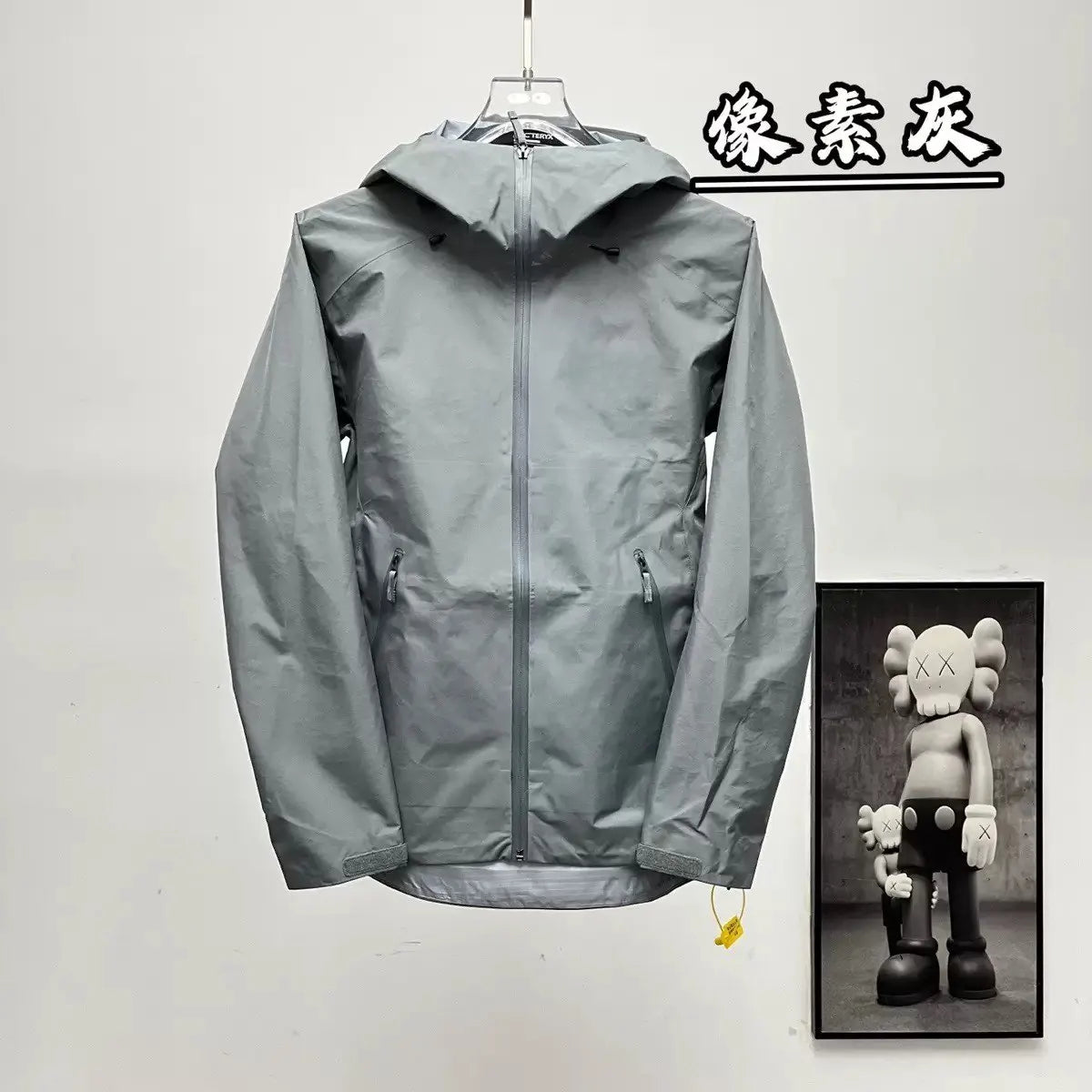 ARC LT Embroidery Bird Logo Unisex Waterproof Windbreaker Men Women Hiking Jacket Outdoor Camping Ski Snowboard Coat windproof
