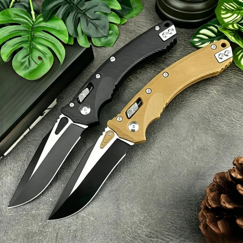 High-Quality MSI Pocket Folding Knife with 8Cr13Mov Blade and Nylon Fiber Handle—Fishing, Survival, Camping, and Hiking Tool; Outdoor Jungle Pocket Knife; Gift