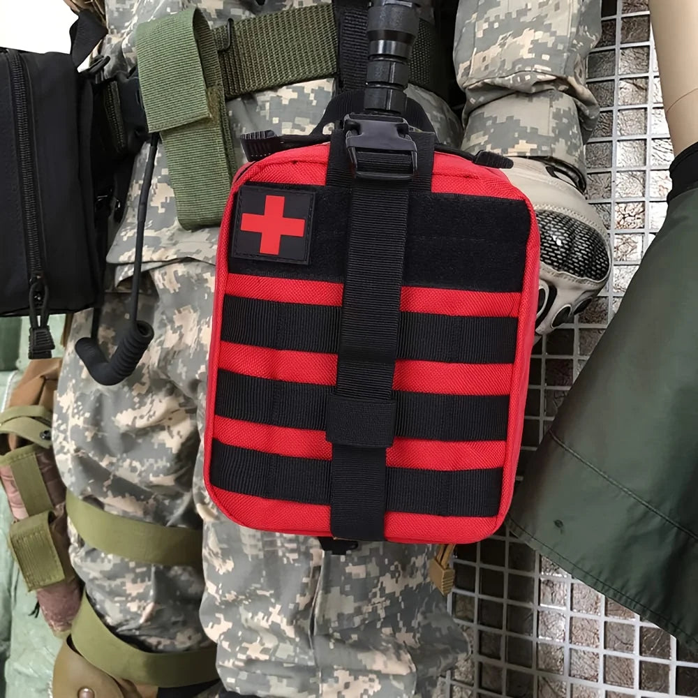 150pcs Universal First Aid Kit for Home, Travel, Outdoor & Emergency. Compact & Complete. Fast Delivery!