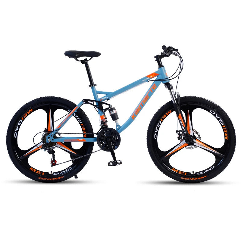26 Inch Mountain Bike for Students Double Shock Absorption Variable Speed Off-Road Bicycle Adult Lightweight Commuter