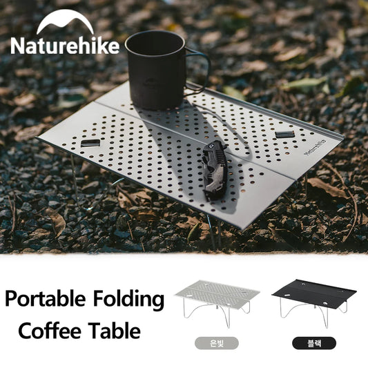 Naturehike Portable Folding Coffee Table Outdoor Ultralight Mini Easy Build Camping Table Picnic Hiking Outdoor Tableware
