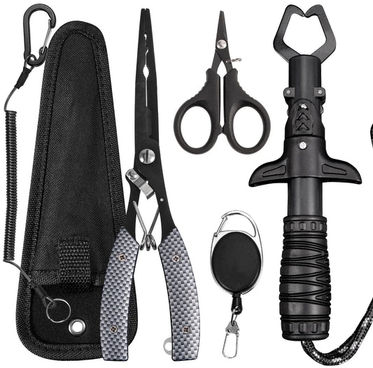 Multifunctional Fishing Accessories: Stainless Steel Fishing Pliers, Seawater-Resistant, Outdoor Fishing Tools, Men's Gifts
