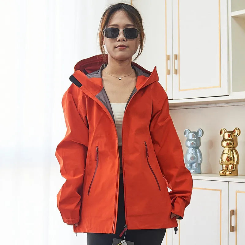 High-end Arc Beta LT Embroidery Bird Logo Unisex Waterproof Hiking Climbing Jacket Women Men Fishing Windbreaker Outdoor Coat