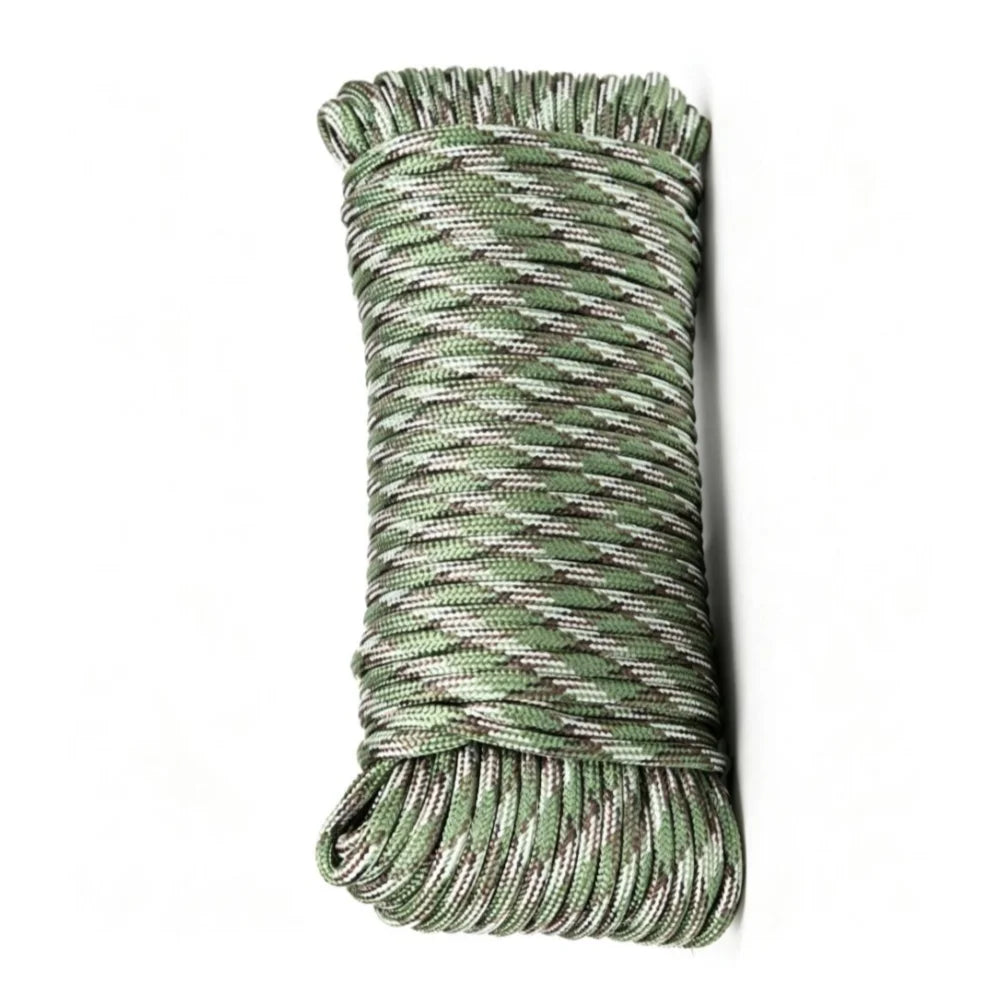 New 9-Cores 550 Paracord Rope 31M Dia.4mm Cord For Outdoor Camping Tactical Gears Parachute Hiking Tent Accessories Lanyard DIY
