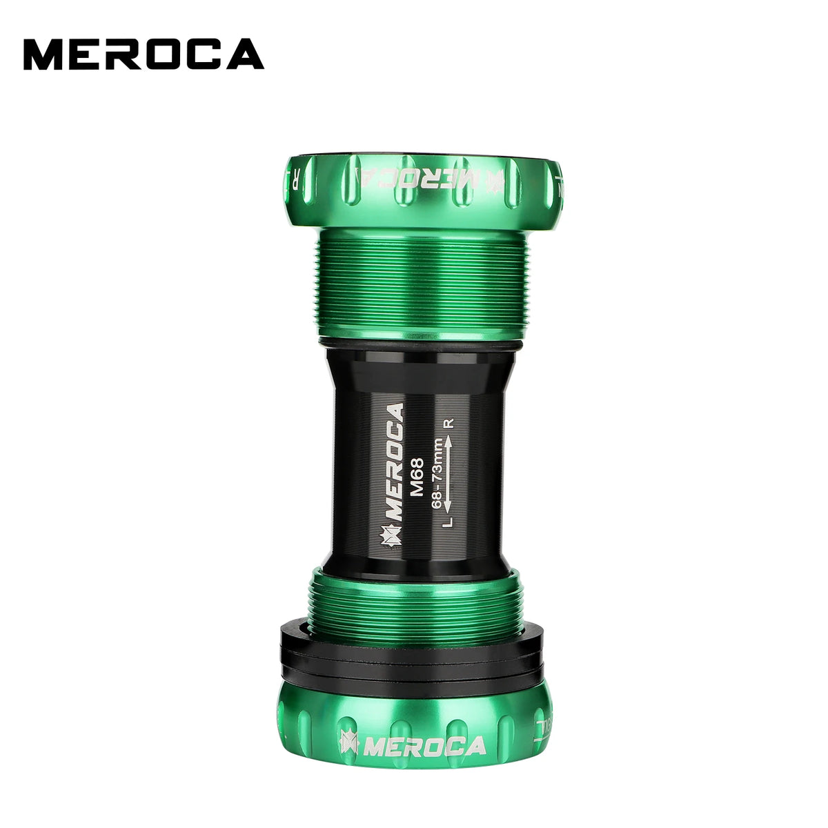 MEROCA Colorful Bicycle Bottom Shaft Bsa68mm/73mm Steel Bearing M68/73 Bc1.37-24t Mountain Bike Threaded Bottom Bracket