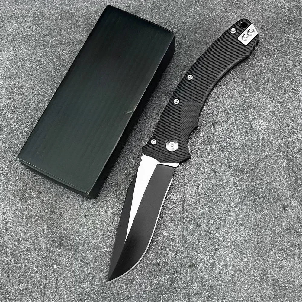 High-Quality MSI Pocket Folding Knife with 8Cr13Mov Blade and Nylon Fiber Handle—Fishing, Survival, Camping, and Hiking Tool; Outdoor Jungle Pocket Knife; Gift