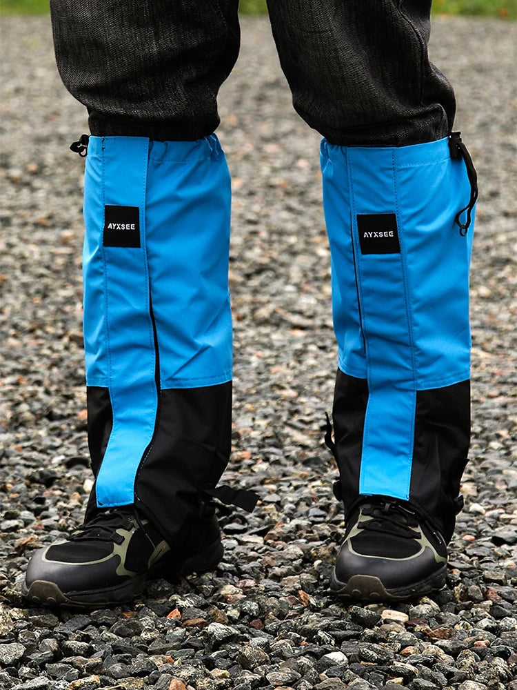 Waterproof Hiking Gaiters Unisex Leg Covers Winter Outdoor Leg Warmers for Climbing Ski Camping Hunting Travel
