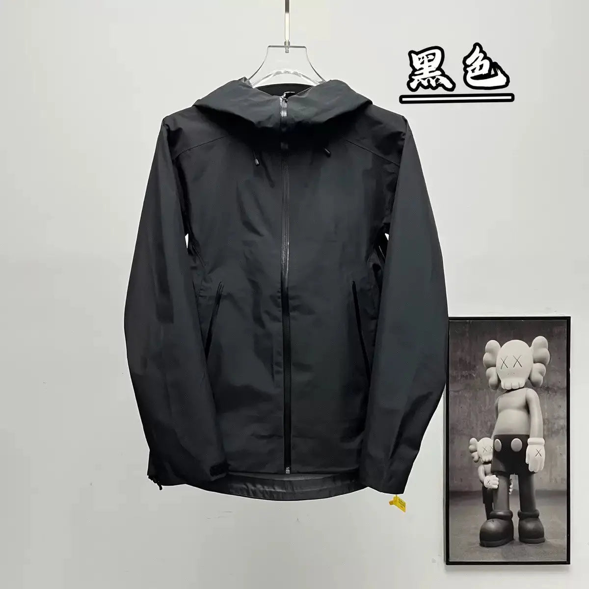 ARC LT Embroidery Bird Logo Unisex Waterproof Windbreaker Men Women Hiking Jacket Outdoor Camping Ski Snowboard Coat windproof