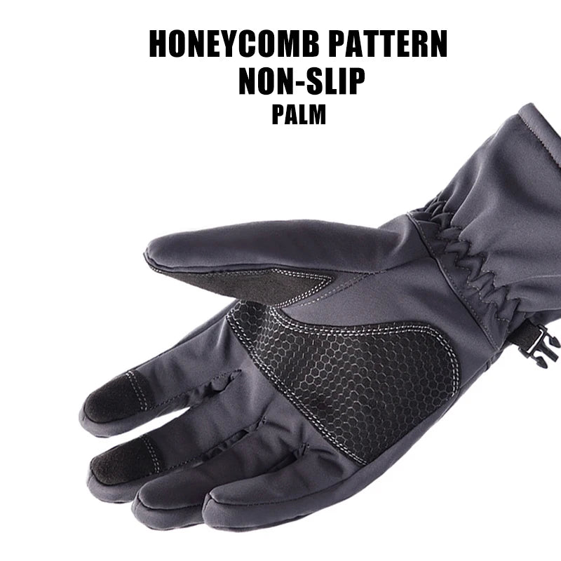 Tactics Outdoors Glove Camo Hunting Warm Non-Slip Fishing Gloves Waterproof Touch Screen Winter Ski Camping Cycling Sport Gloves