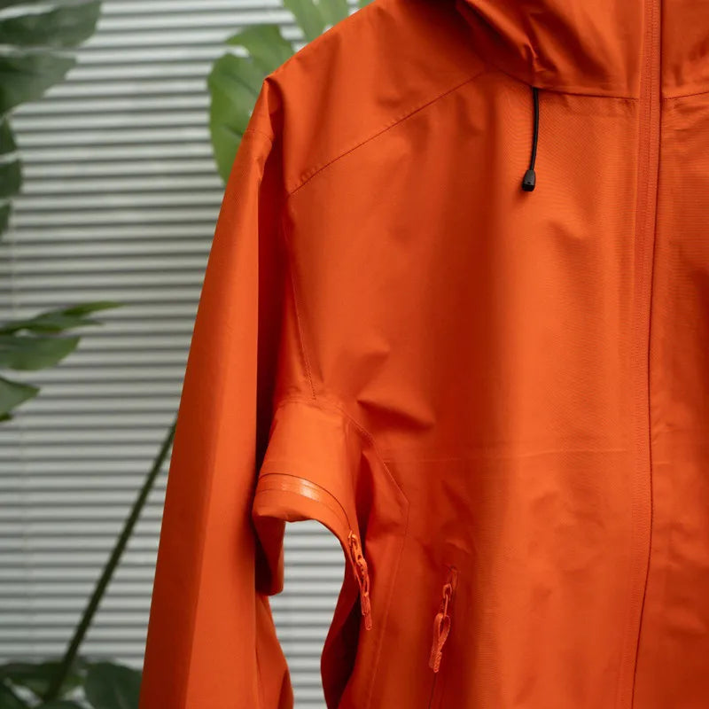 ARC LT Embroidery Bird Logo Unisex Waterproof Windbreaker Men Women Hiking Jacket Outdoor Camping Ski Snowboard Coat windproof