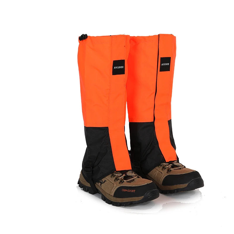 Waterproof Hiking Gaiters Unisex Leg Covers Winter Outdoor Leg Warmers for Climbing Ski Camping Hunting Travel
