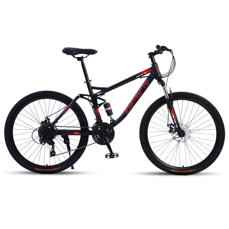 26 Inch Mountain Bike for Students Double Shock Absorption Variable Speed Off-Road Bicycle Adult Lightweight Commuter